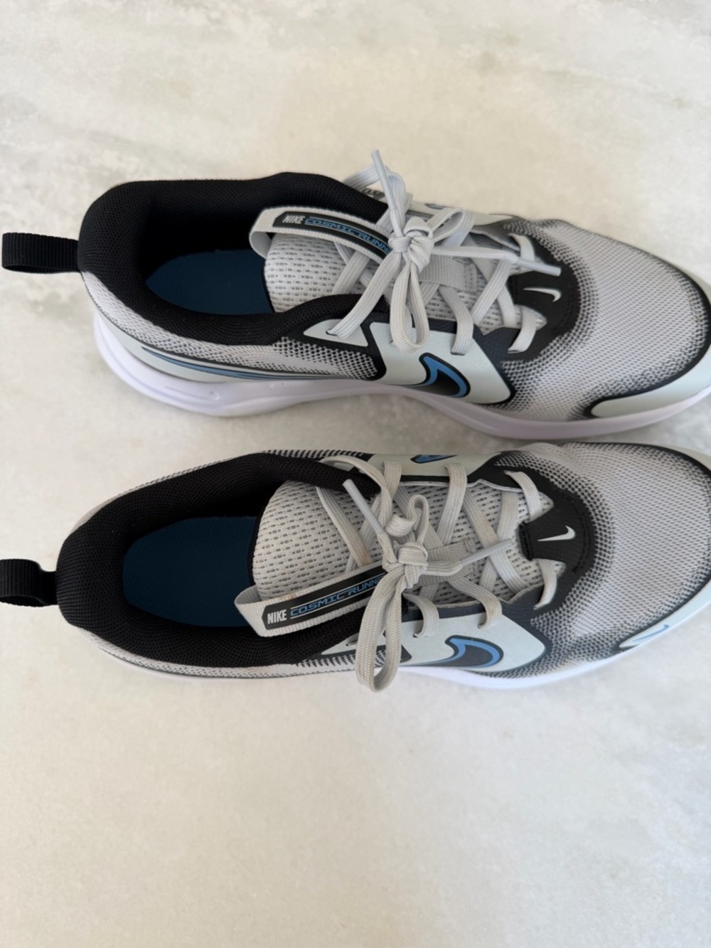 Nike Cosmic Runner Road Sneakers | 7Y | GS 'Pure Platinum Blue Beyond' Shoes - Picture 7 of 9